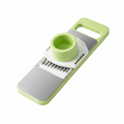 5-in-1 Vegetable & Fruit Slicer – Sharp Stainless Steel Mandoline with Safety Guard